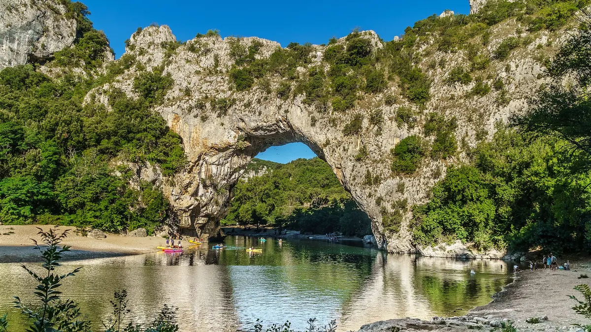 The Pont d’Arc near Vallon-Pont-d’Arc